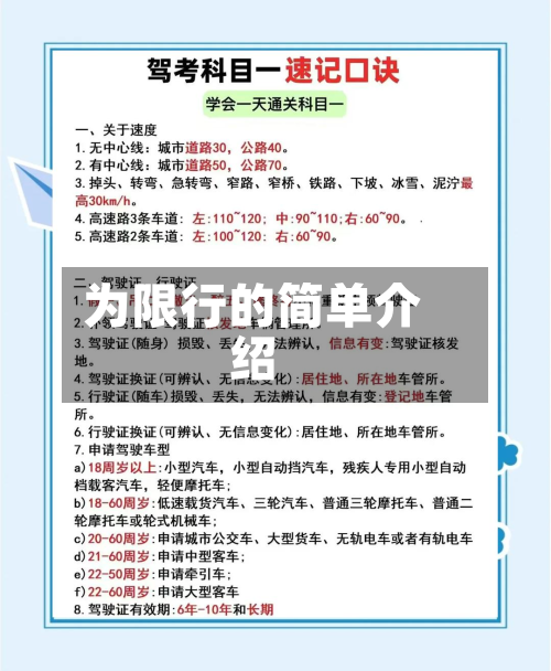 为限行的简单介绍-第3张图片