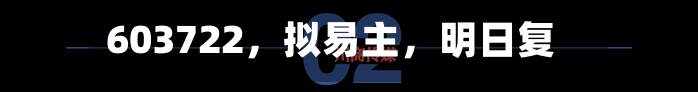 603722，拟易主，明日复牌-第2张图片