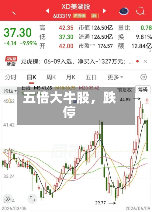 五倍大牛股	，跌停-第2张图片