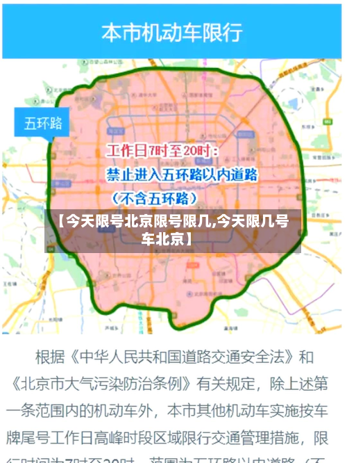 【今天限号北京限号限几,今天限几号车北京】