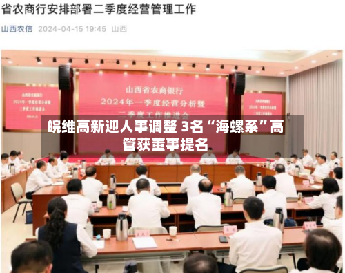 皖维高新迎人事调整 3名“海螺系”高管获董事提名-第2张图片