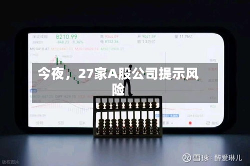 今夜，27家A股公司提示风险-第2张图片