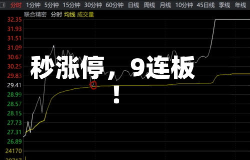秒涨停，9连板！-第2张图片