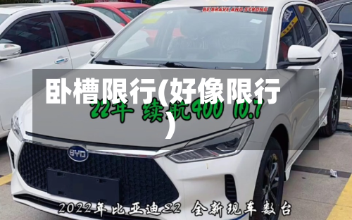  *** 限行(好像限行)