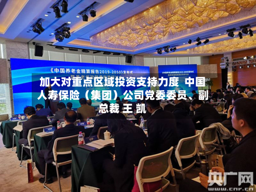 加大对重点区域投资支持力度  中国人寿保险（集团）公司党委委员	、副总裁 王 凯-第2张图片