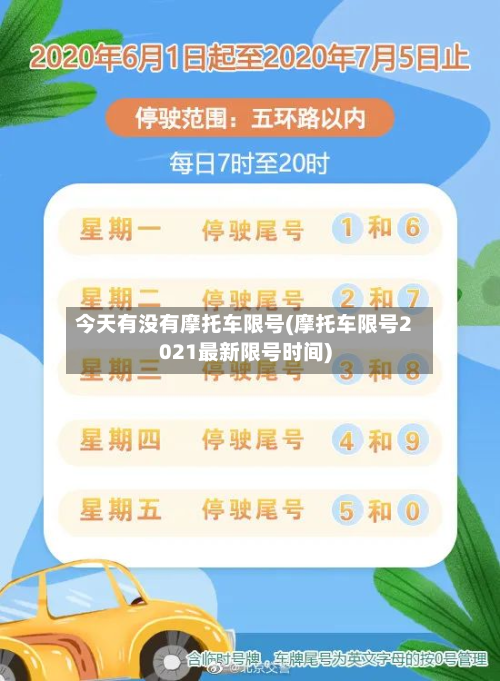 今天有没有摩托车限号(摩托车限号2021最新限号时间)