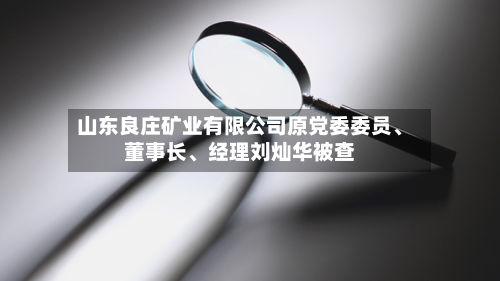 山东良庄矿业有限公司原党委委员、董事长	、经理刘灿华被查-第2张图片