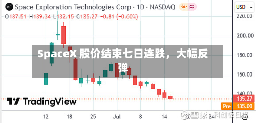 SpaceX 股价结束七日连跌	，大幅反弹-第3张图片