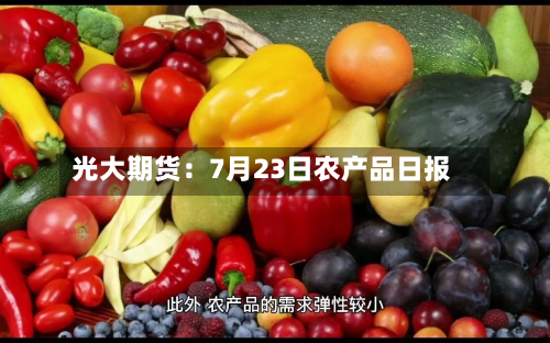 光大期货：7月23日农产品日报-第1张图片
