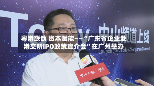粤港联动 资本赋能——“广东省企业赴港交所IPO政策宣介会”在广州举办-第2张图片