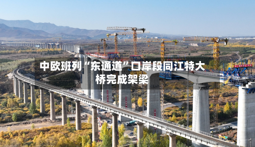 中欧班列“东通道	”口岸段同江特大桥完成架梁-第2张图片
