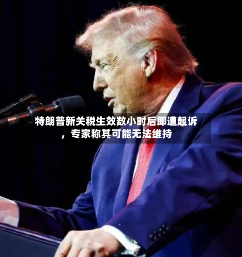 特朗普新关税生效数小时后即遭起诉	，专家称其可能无法维持-第1张图片
