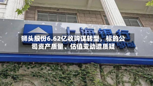 狮头股份6.62亿收购谋转型，标的公司资产质量	、估值变动遭质疑-第2张图片