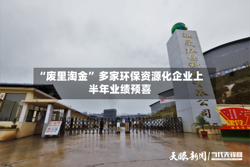 “废里淘金” 多家环保资源化企业上半年业绩预喜-第3张图片