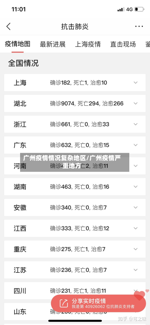 广州疫情情况复杂地区/广州疫情严重地方