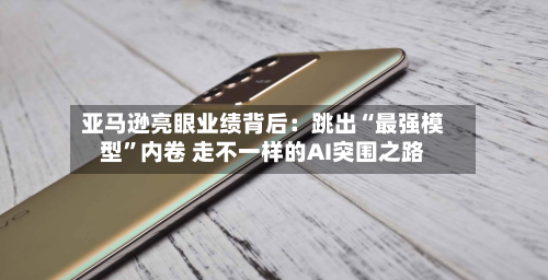 亚马逊亮眼业绩背后：跳出“最强模型”内卷 走不一样的AI突围之路-第2张图片