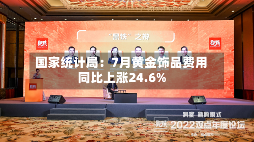 国家统计局：7月黄金饰品费用同比上涨24.6%