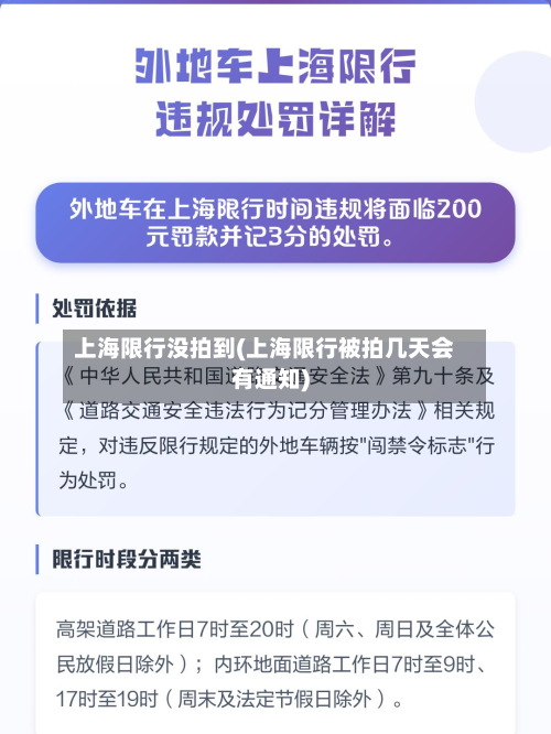 上海限行没拍到(上海限行被拍几天会有通知)-第1张图片