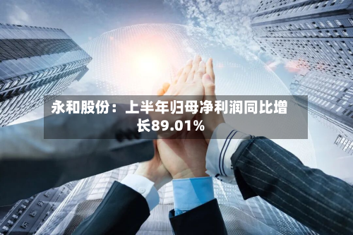 永和股份：上半年归母净利润同比增长89.01%