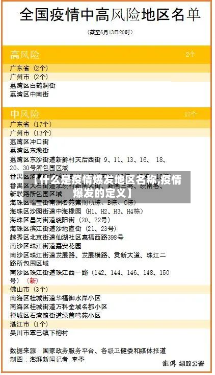 【什么是疫情爆发地区名称,疫情爆发的定义】-第3张图片