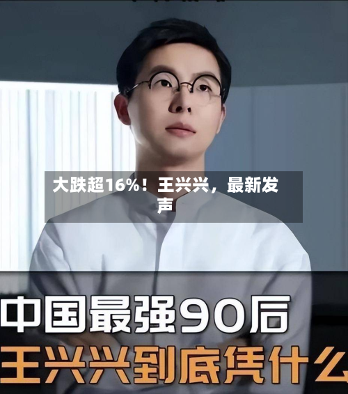 大跌超16%！王兴兴，最新发声