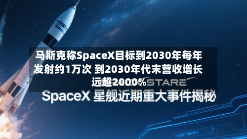 马斯克称SpaceX目标到2030年每年发射约1万次 到2030年代末营收增长远超2000%