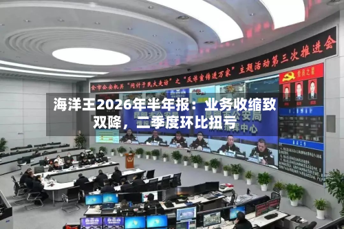 海洋王2026年半年报：业务收缩致双降	，二季度环比扭亏-第3张图片