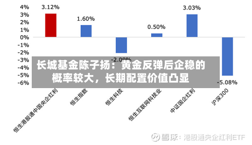 长城基金陈子扬：黄金反弹后企稳的概率较大	，长期配置价值凸显-第3张图片