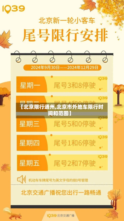 【北京限行通州,北京市外地车限行时间和范围】
