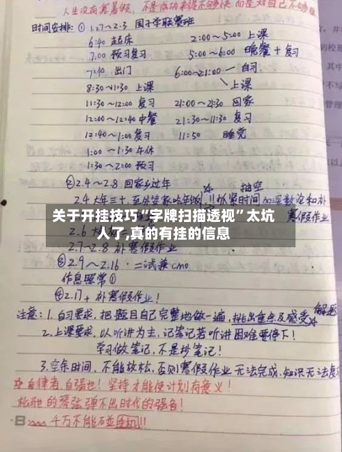 关于开挂技巧“字牌扫描透视	”太坑人了,真的有挂的信息-第2张图片