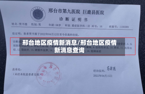 邢台地区疫情新消息/邢台地区疫情新消息查询-第2张图片