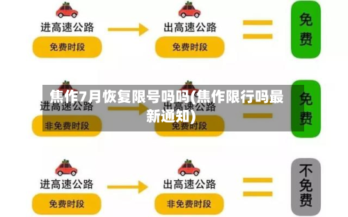 焦作7月恢复限号吗吗(焦作限行吗最新通知)-第2张图片