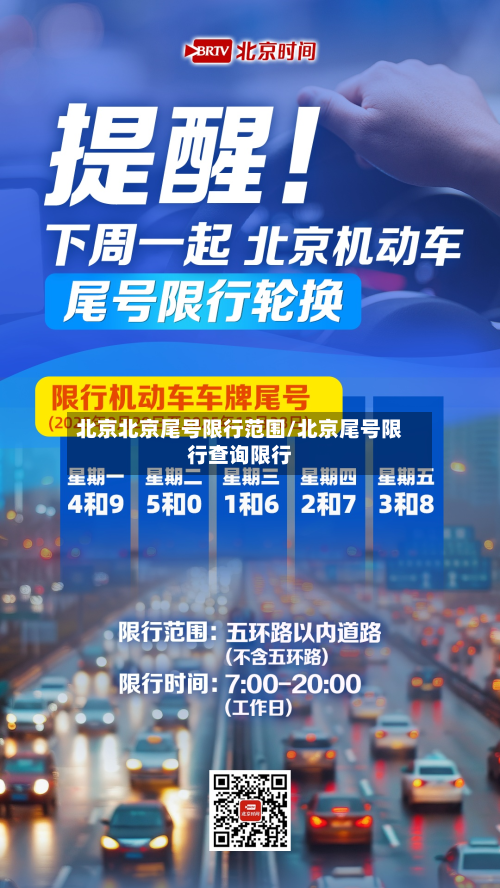 北京北京尾号限行范围/北京尾号限行查询限行-第2张图片