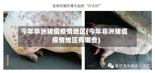 今年非洲猪瘟疫情地区(今年非洲猪瘟疫情地区有哪些)