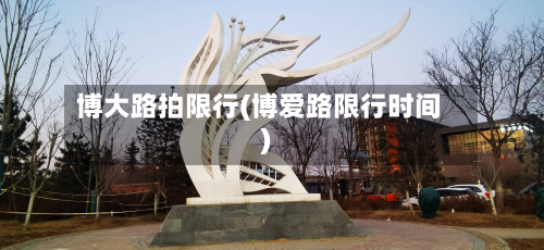 博大路拍限行(博爱路限行时间)-第3张图片