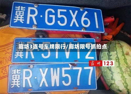 廊坊3连号车牌限行/廊坊限号抓拍点-第2张图片