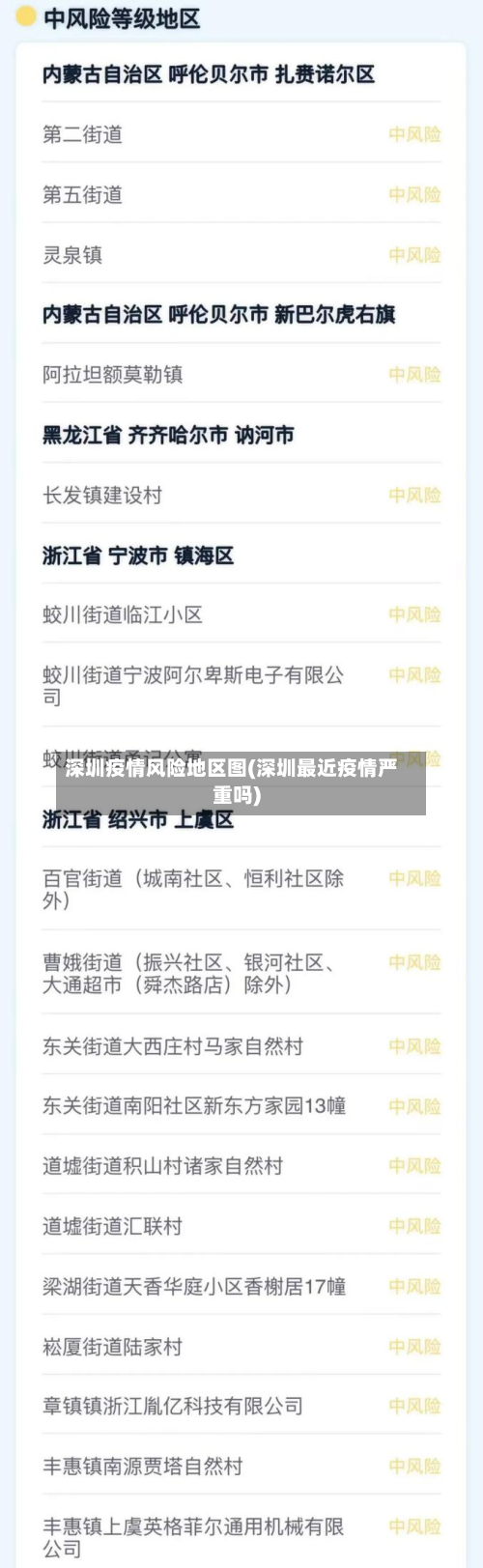 深圳疫情风险地区图(深圳最近疫情严重吗)-第3张图片