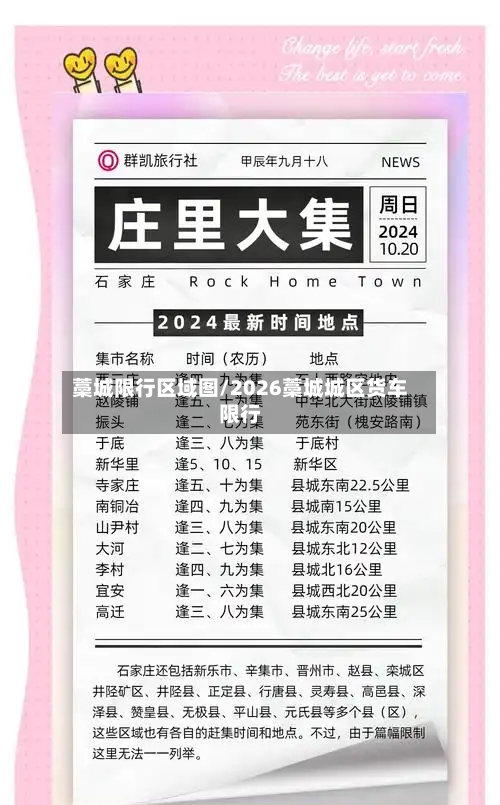 藁城限行区域图/2026藁城城区货车限行-第2张图片