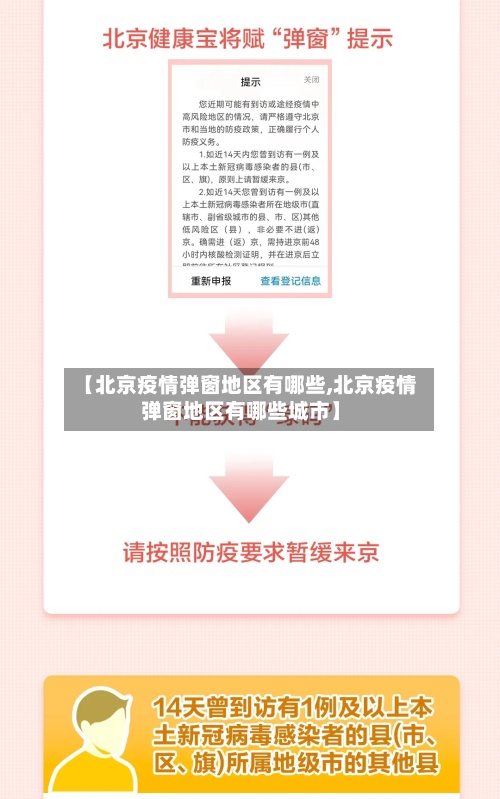 【北京疫情弹窗地区有哪些,北京疫情弹窗地区有哪些城市】-第3张图片