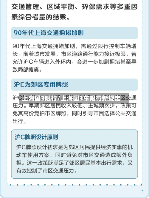 上海国3限行/上海国3车限行新规定