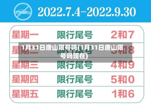 1月31日唐山限号吗(1月31日唐山限号吗现在)