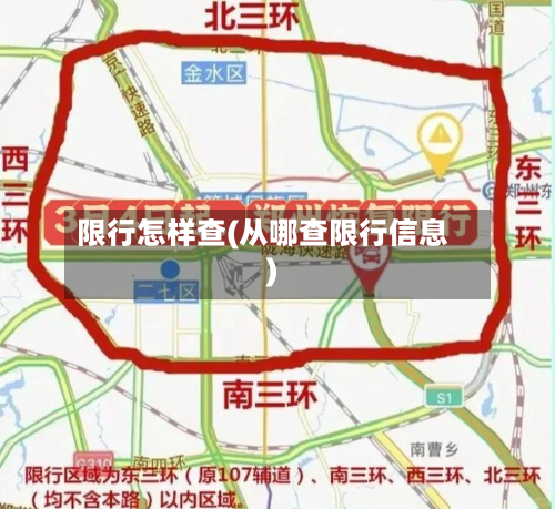 限行怎样查(从哪查限行信息)