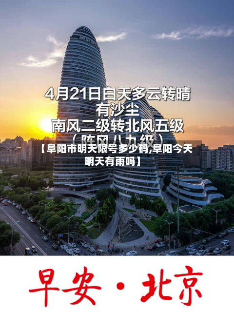 【阜阳市明天限号多少码,阜阳今天明天有雨吗】