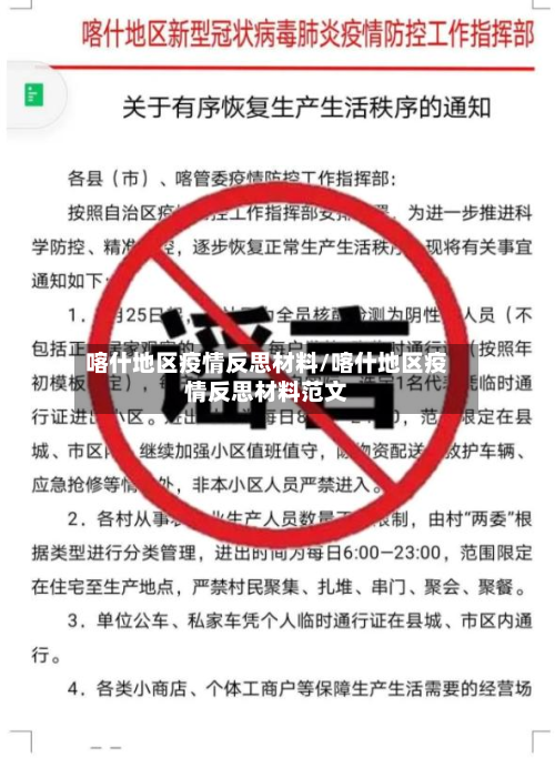 喀什地区疫情反思材料/喀什地区疫情反思材料范文-第1张图片