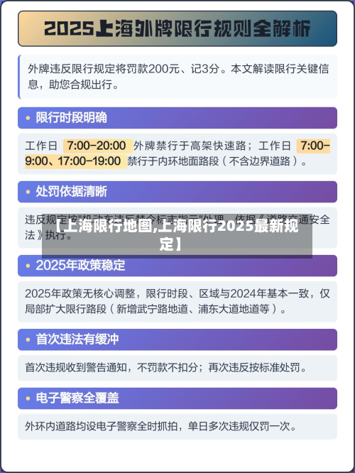 【上海限行地图,上海限行2025最新规定】-第1张图片