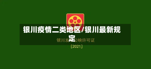 银川疫情二类地区/银川最新规定-第1张图片