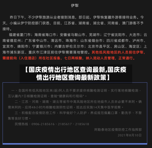 【国庆疫情出行地区查询最新,国庆疫情出行地区查询最新政策】