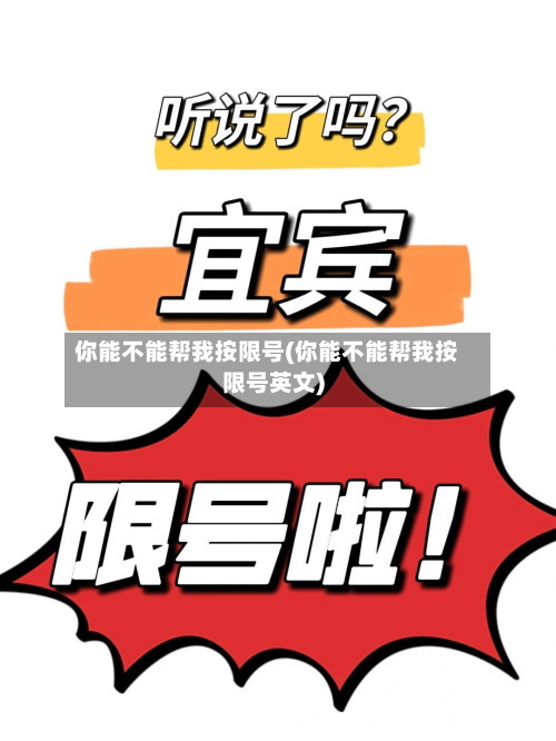 你能不能帮我按限号(你能不能帮我按限号英文)-第2张图片