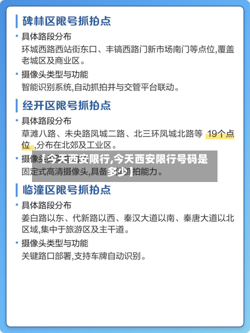 【今天西安限行,今天西安限行号码是多少】