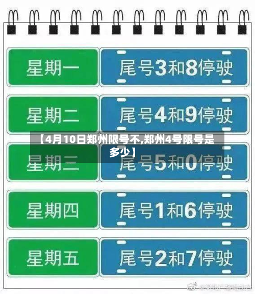 【4月10日郑州限号不,郑州4号限号是多少】-第3张图片